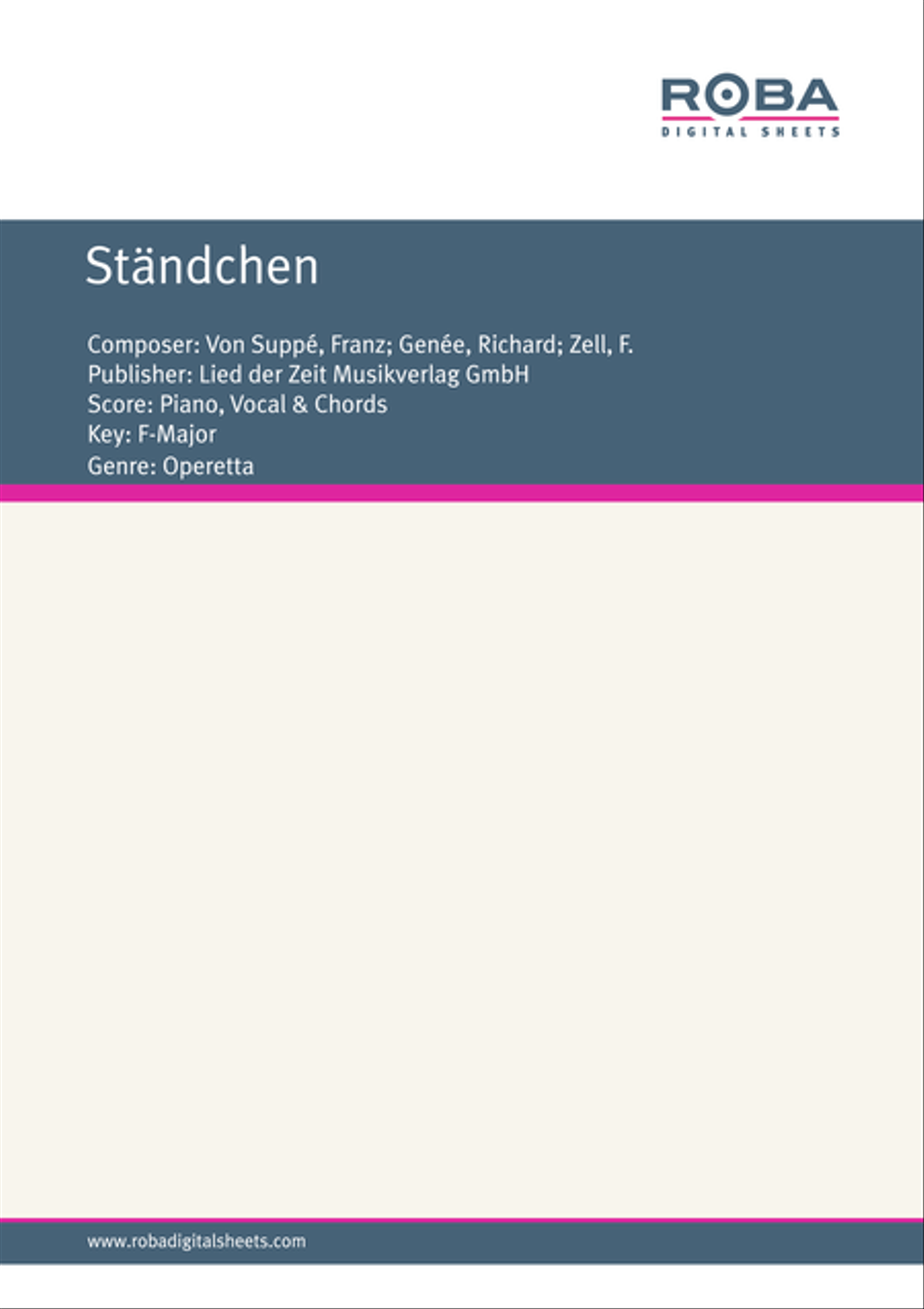 Standchen Standchen Voice scores gallery preview page 1