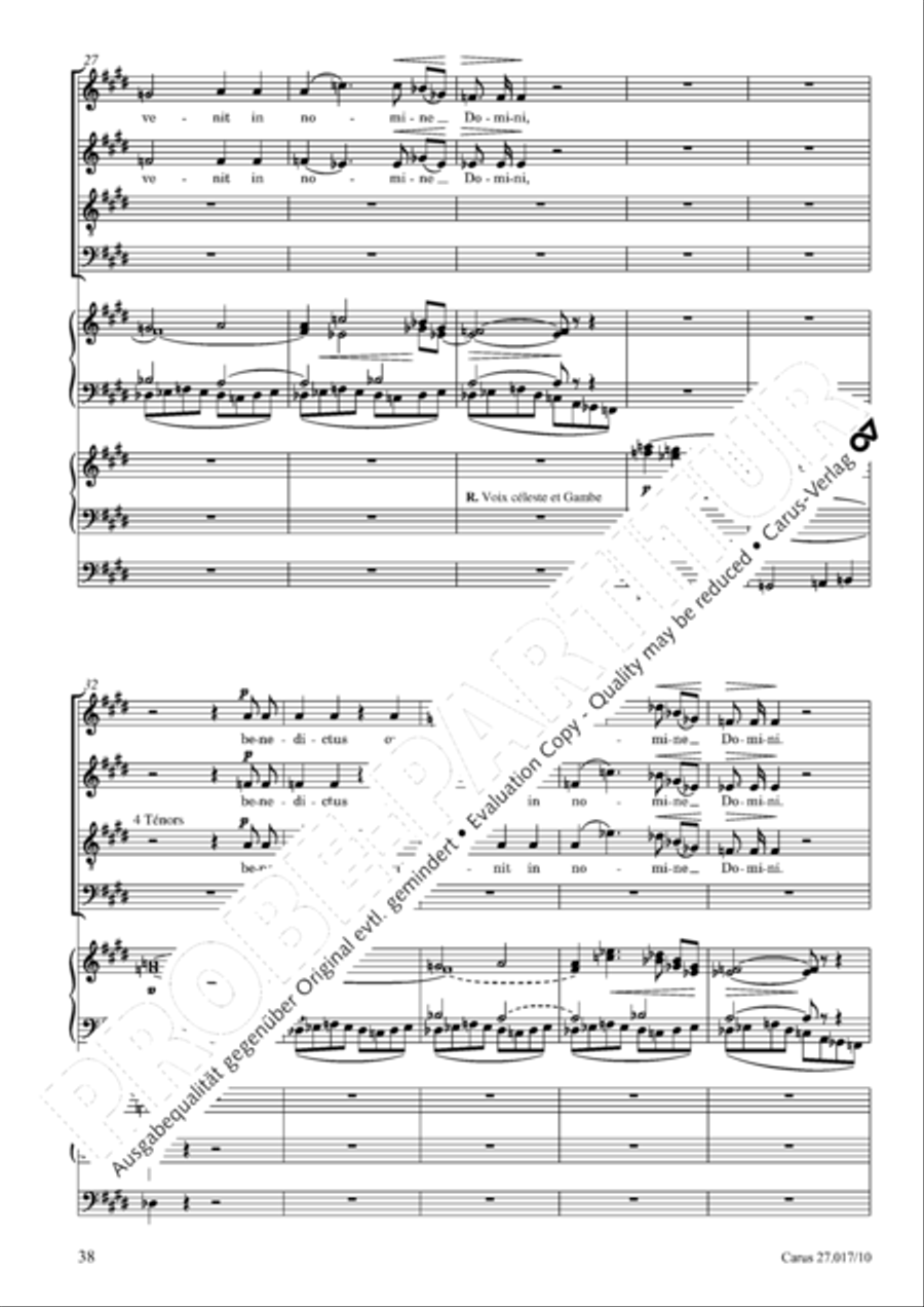 Messe solennelle en ut diese mineur 4-Part scores gallery preview page 39