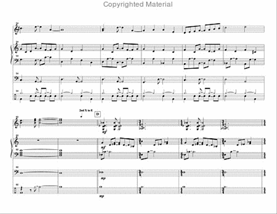 On Verchiel's Wings Percussion Ensemble scores gallery preview page 6