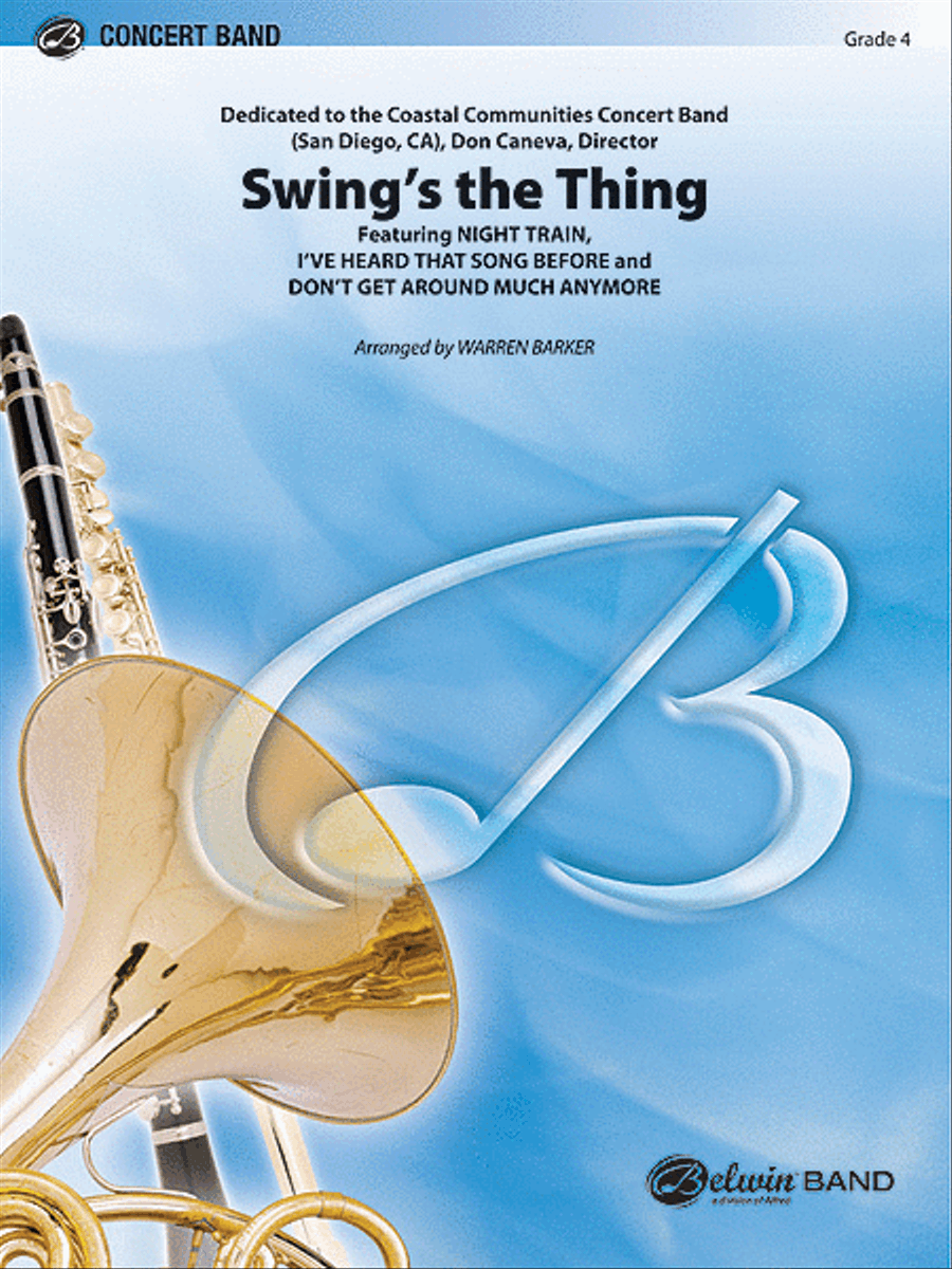 Swing's the Thing Concert Band scores gallery preview page 1