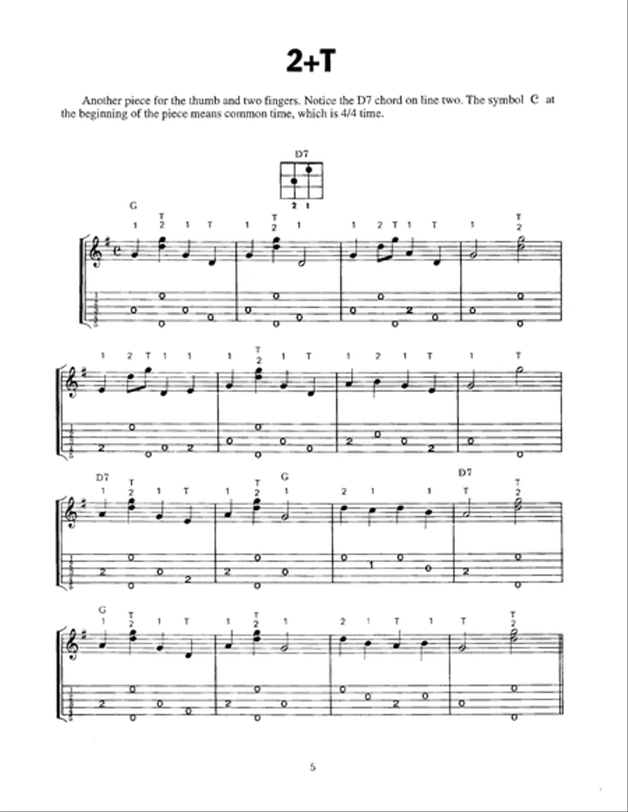 Easy Banjo Solos Banjo scores gallery preview page 6