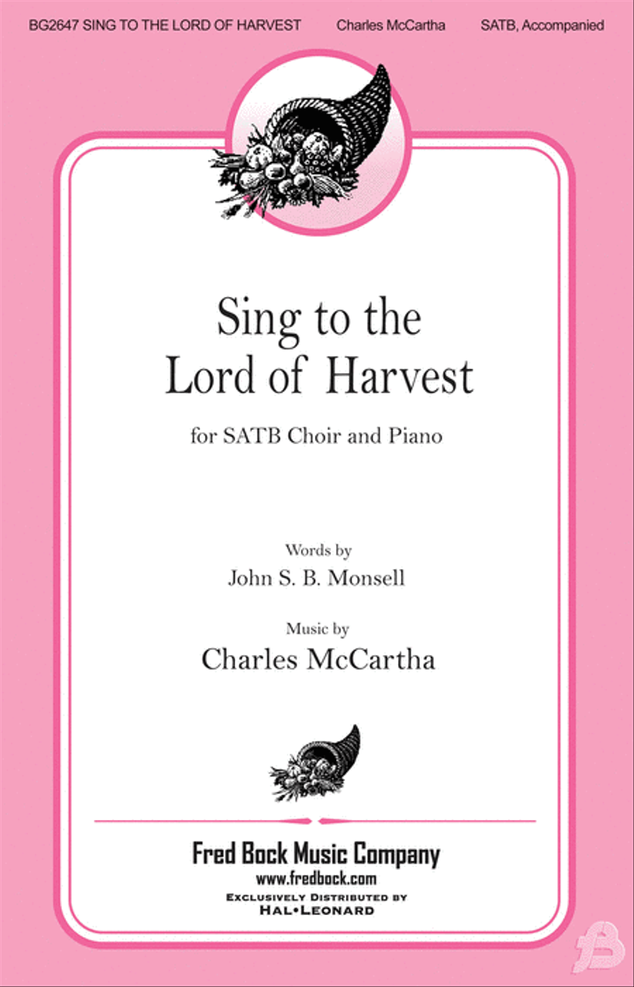 Sing to the Lord of Harvest 4-Part scores gallery preview page 1