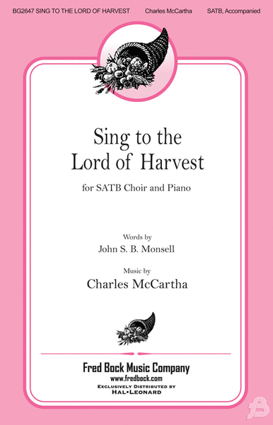 Sing to the Lord of Harvest image number null