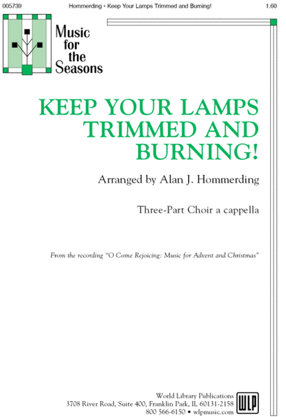 Keep Your Lamps Trimmed and Burning