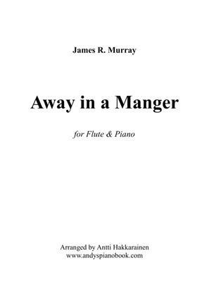 Book cover for Away in a Manger - Flute & Piano