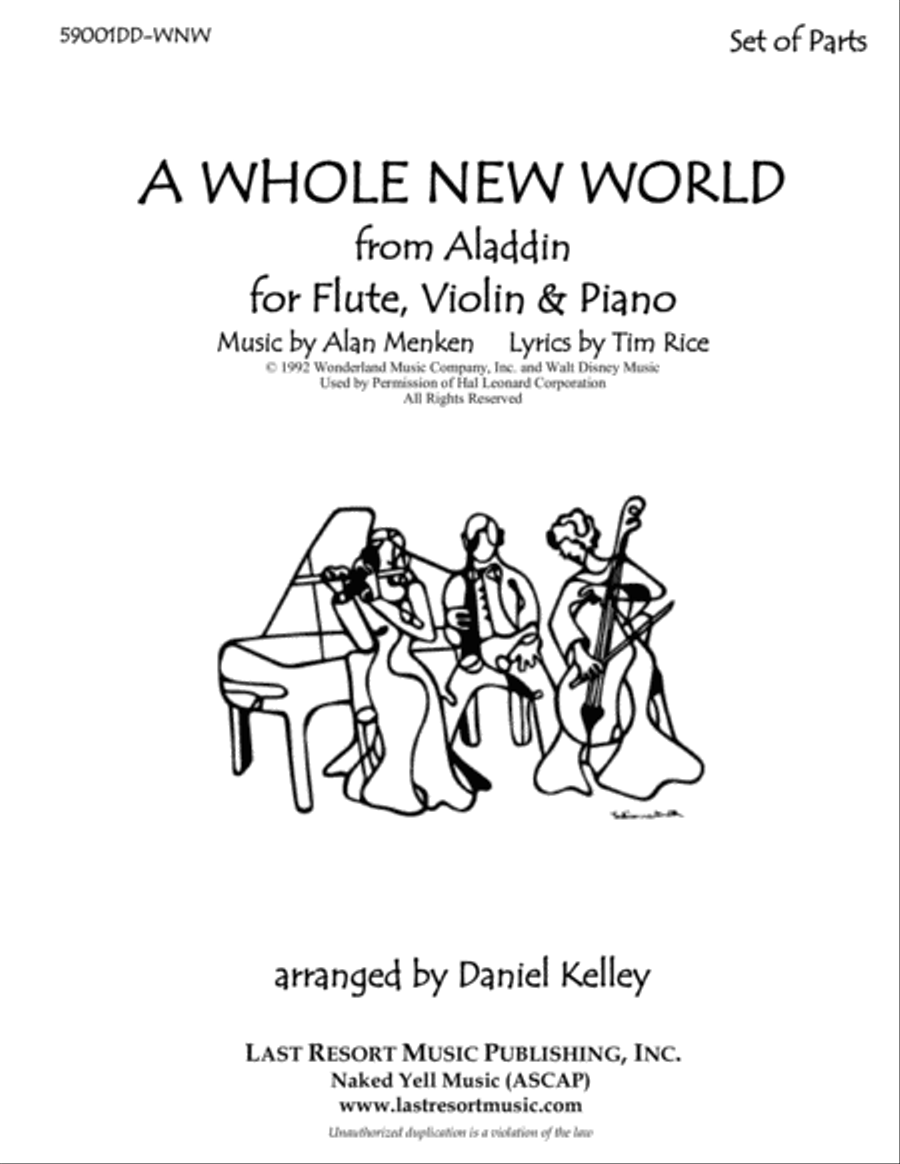 A Whole New World (from 'Aladdin') Small Ensemble scores gallery preview page 2
