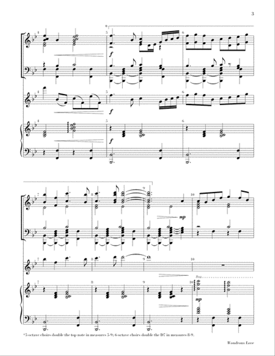 Wondrous Love Is This Piano scores gallery preview page 3