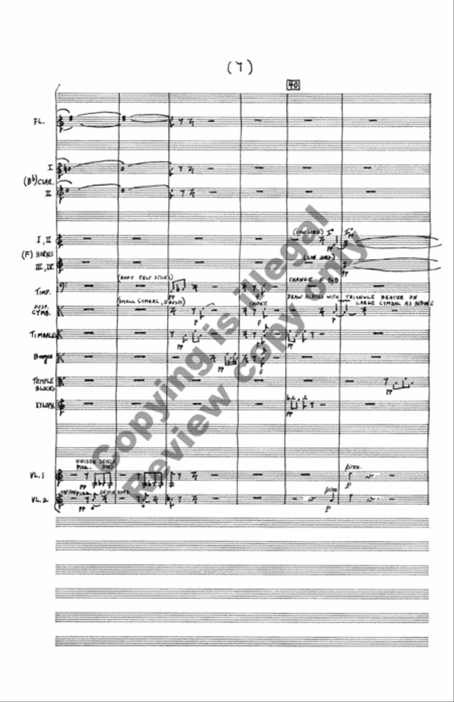 Tenso Tenso Full Orchestra scores gallery preview page 6