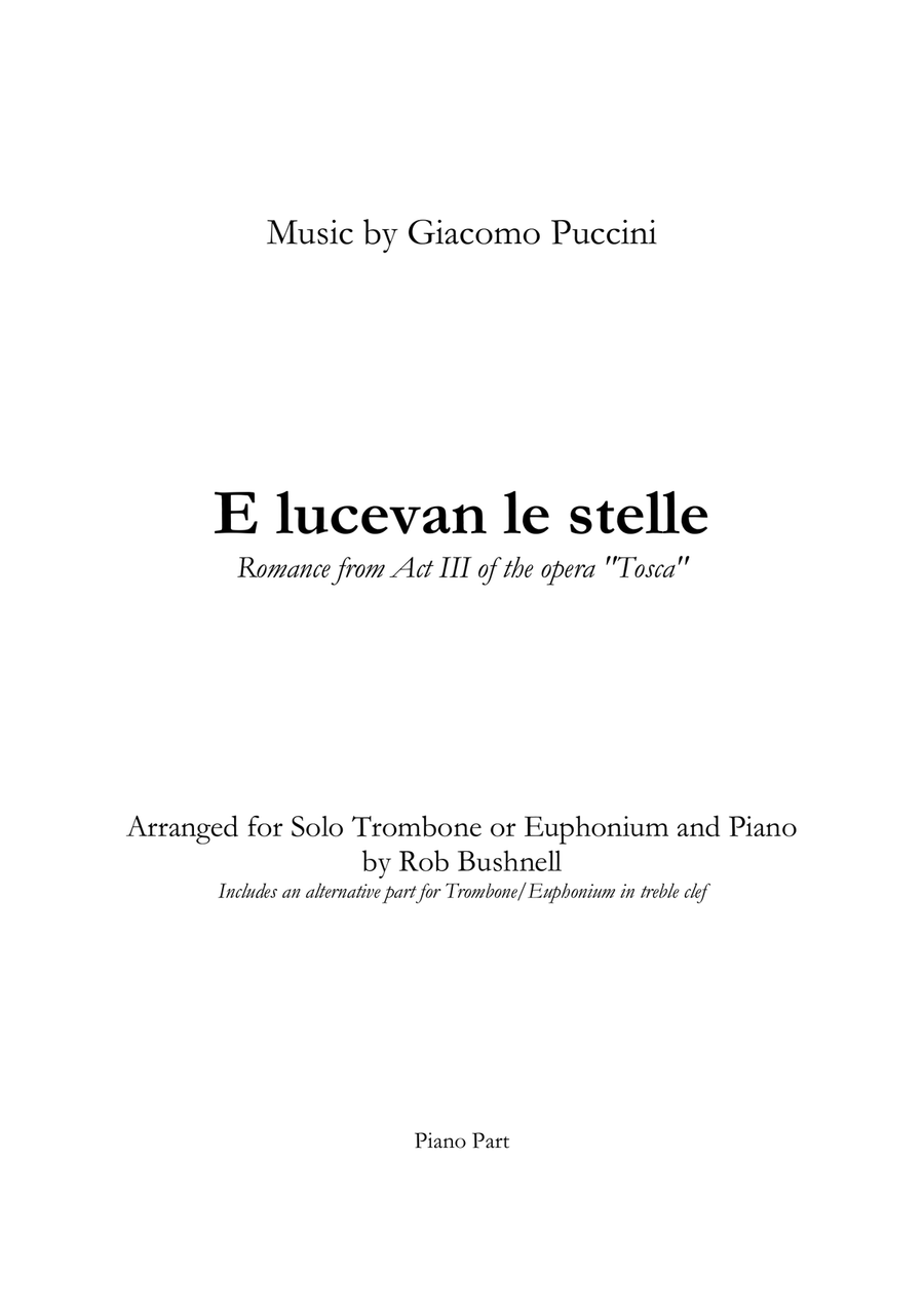 E lucevan le stelle from 