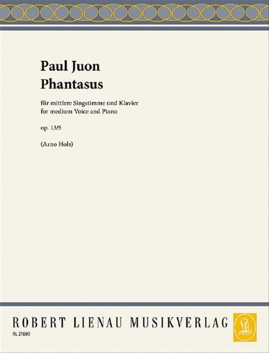 Phantasus op. 13/5 Phantasus op. 13/5 Medium Voice scores gallery preview page 1