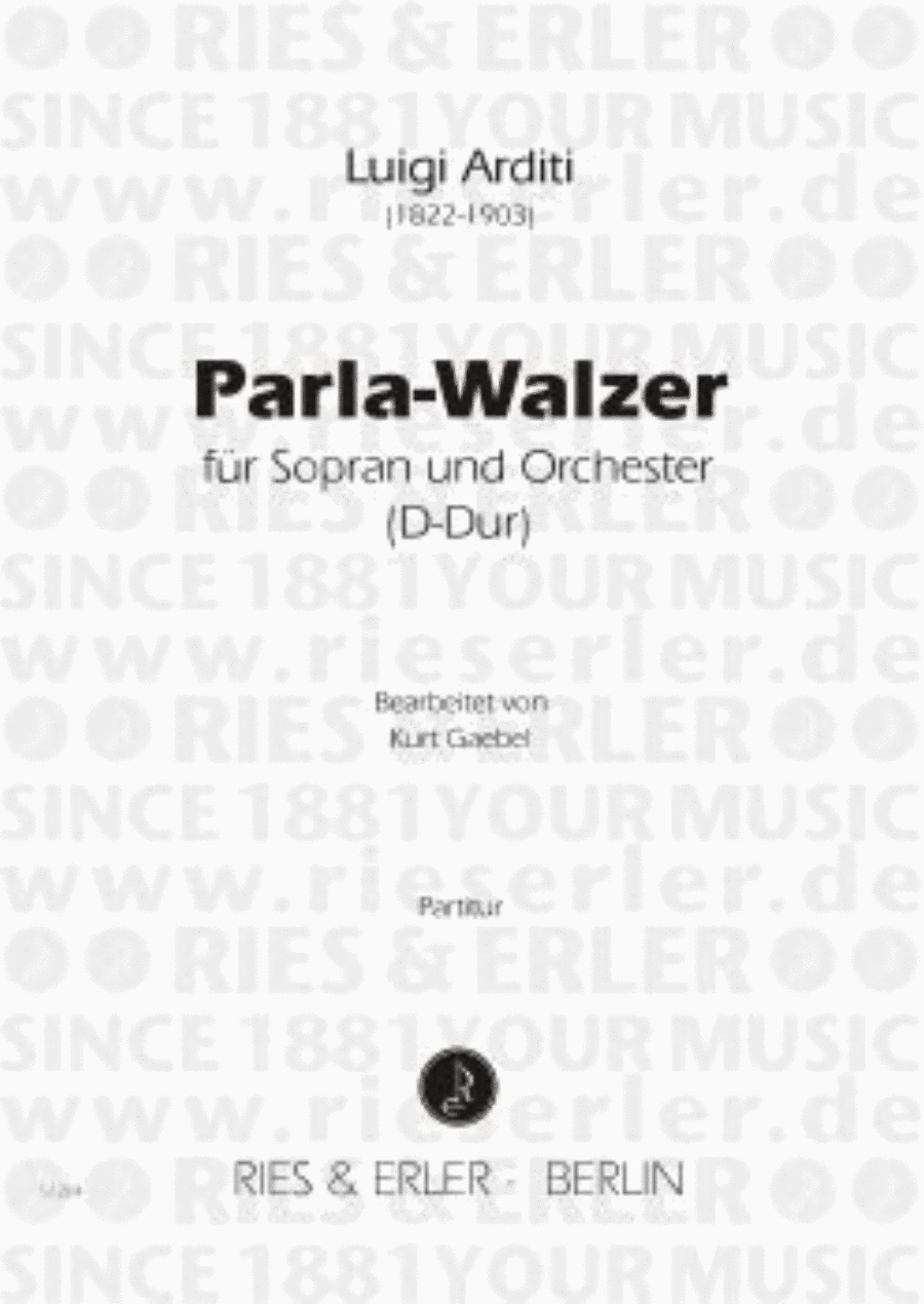 Parla Walzer School and Community scores gallery preview page 1