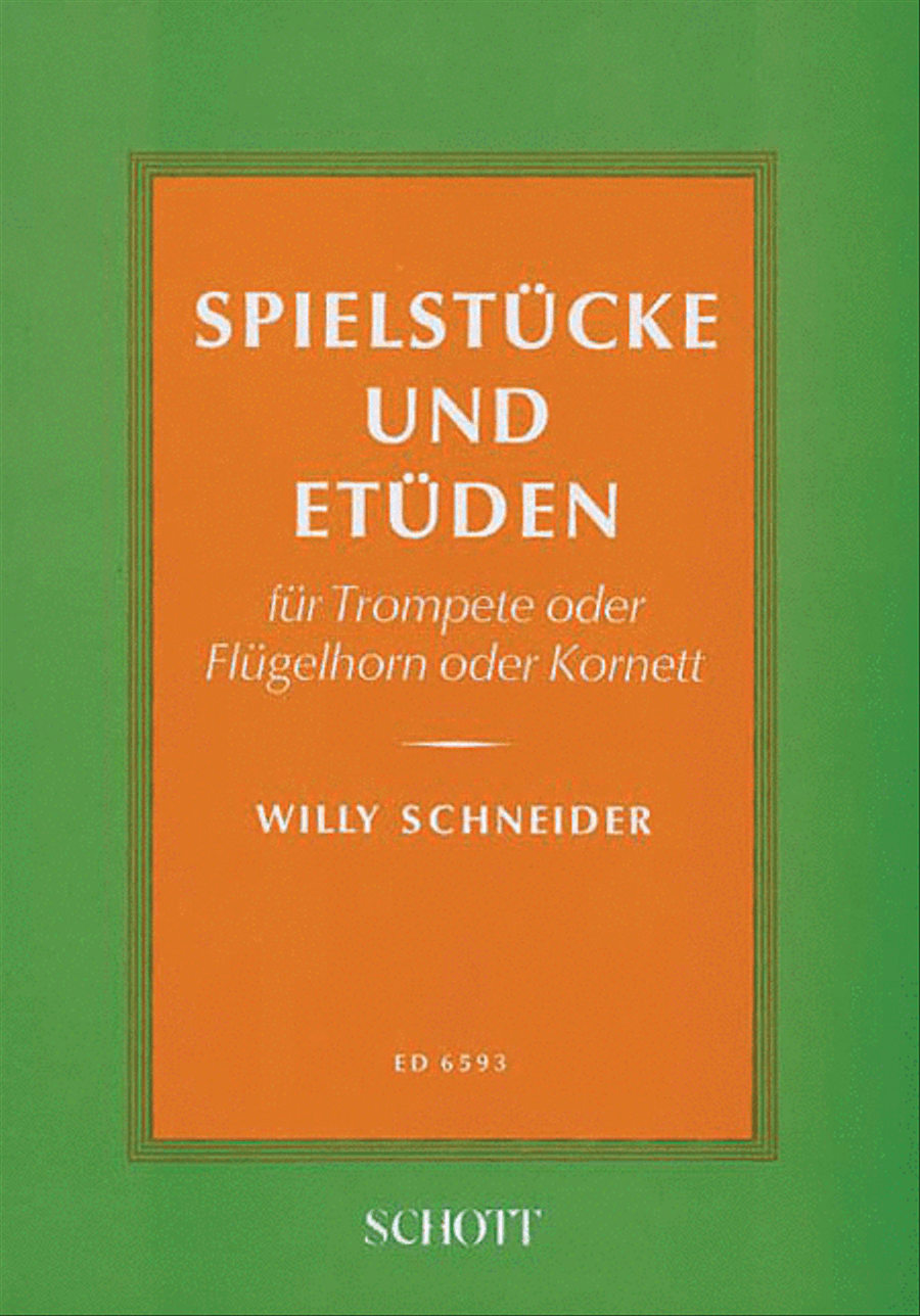 Spielstuecke Und Etuden Trumpet Cornet scores gallery preview page 1