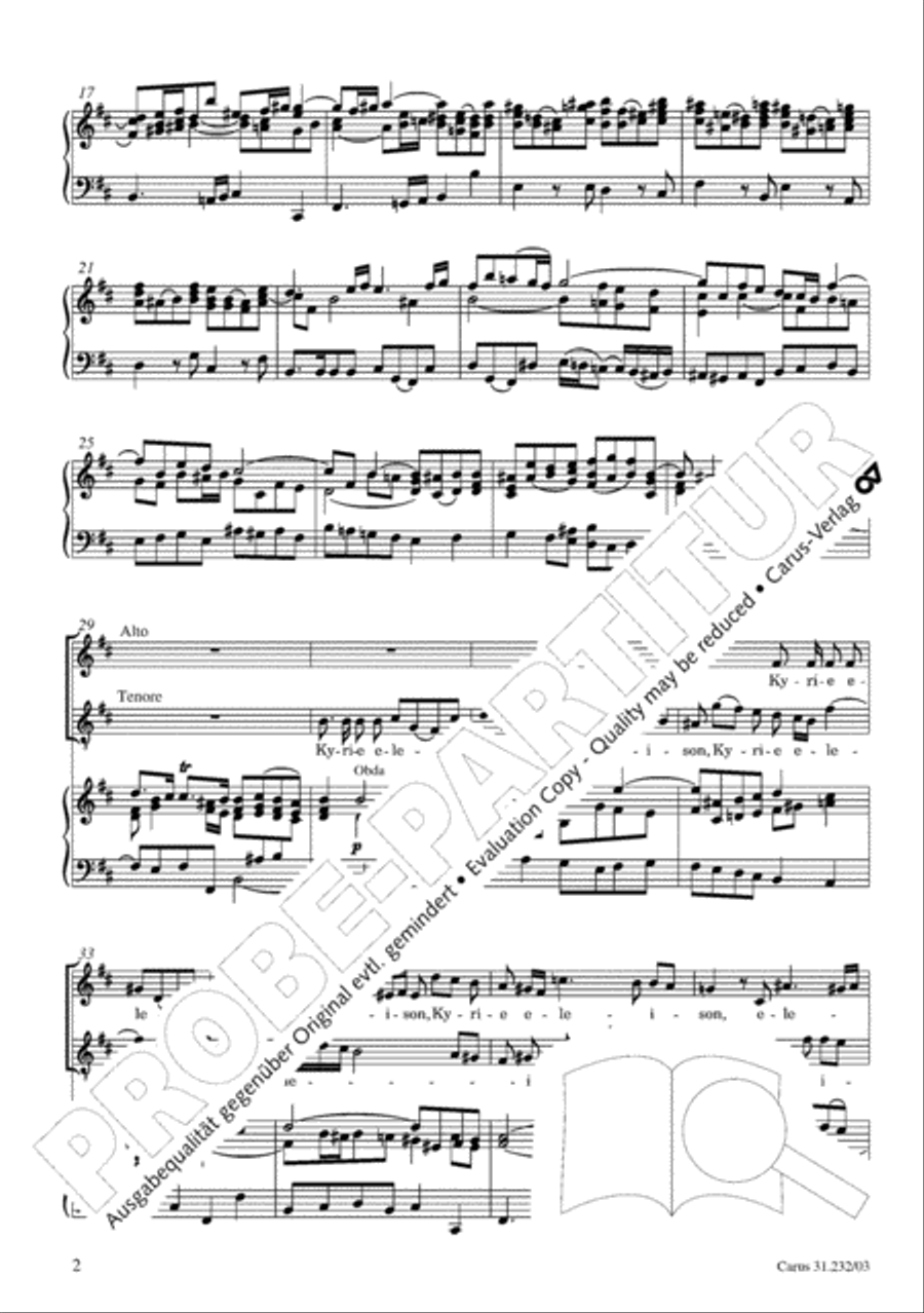 B Minor Mass, BWV 232 (Messe in h-Moll) SSATB scores gallery preview page 7
