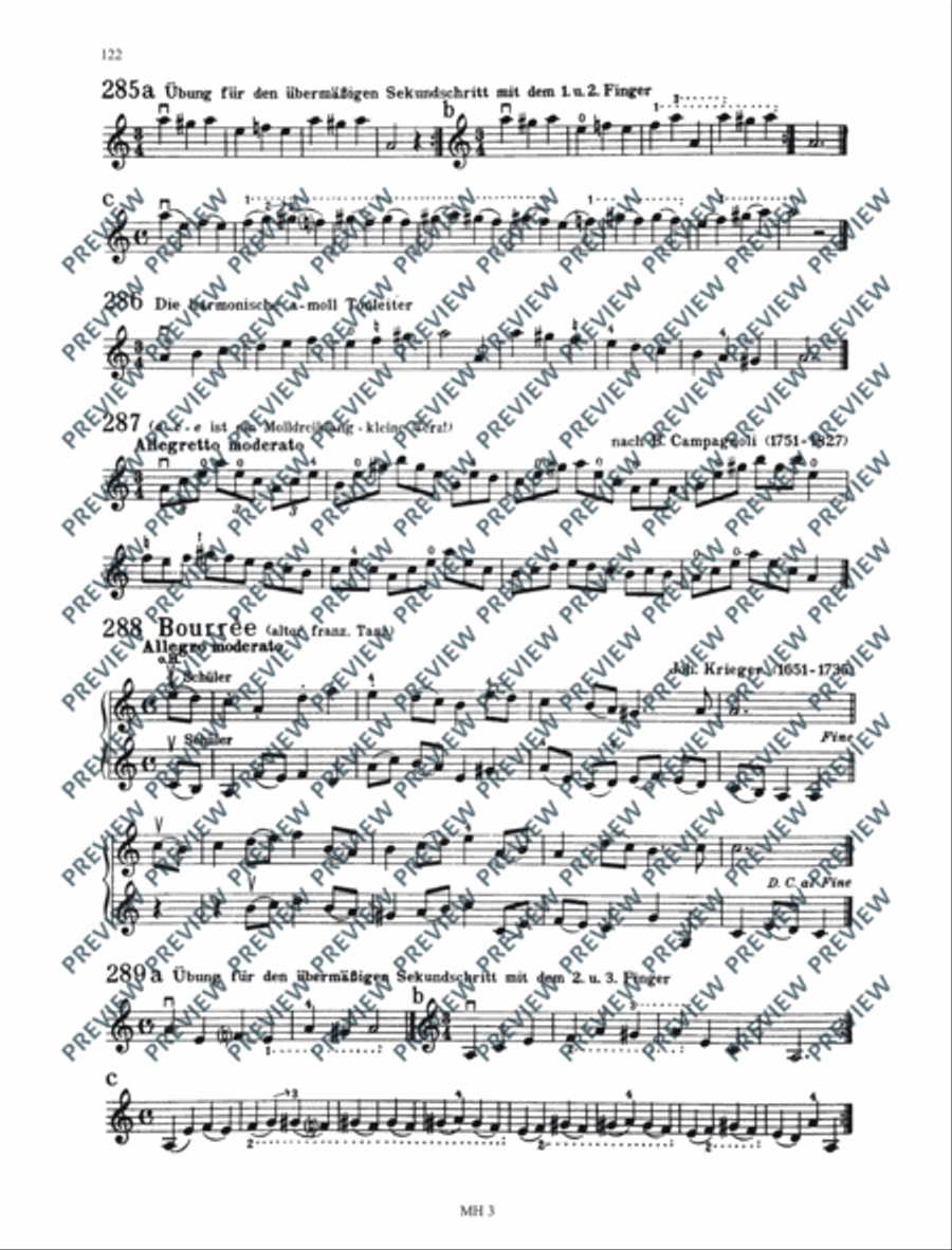Das Geigenspiel Das Geigenspiel Violin scores gallery preview page 7