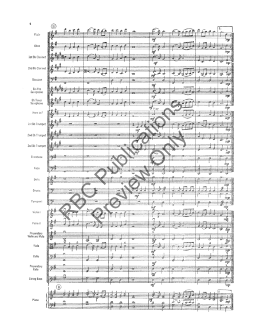 Two Moods Of Brahms (Score) Full Orchestra scores gallery preview page 7