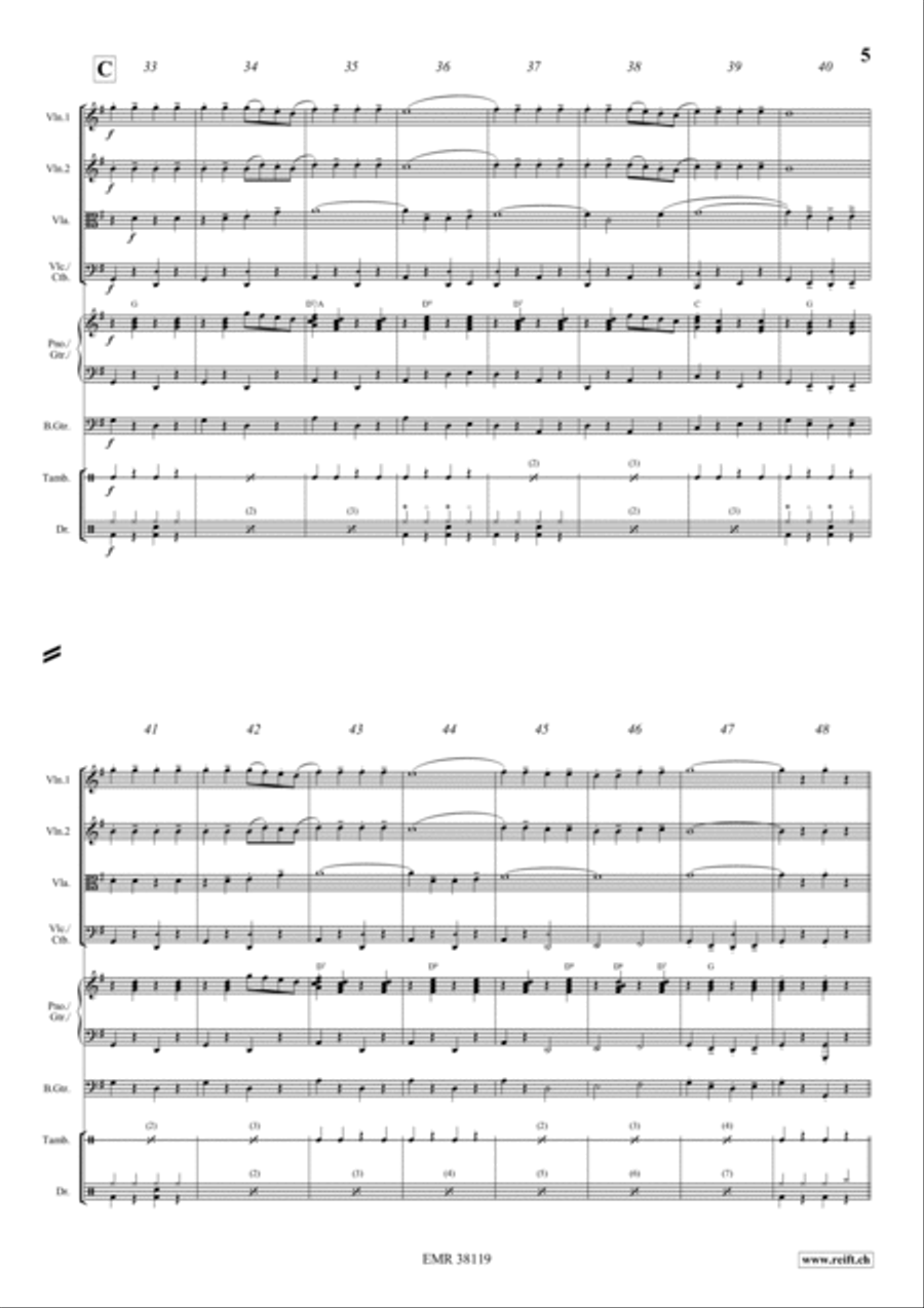 Zillertaler Hochzeitsmarsch Cello scores gallery preview page 4