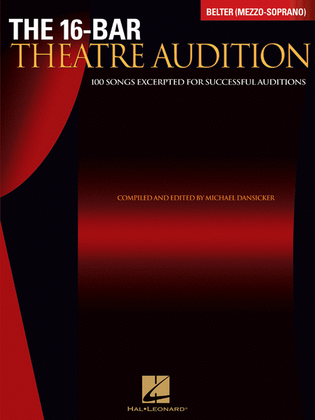 Book cover for 16-Bar Theatre Audition Belter (Mezzo-Soprano)