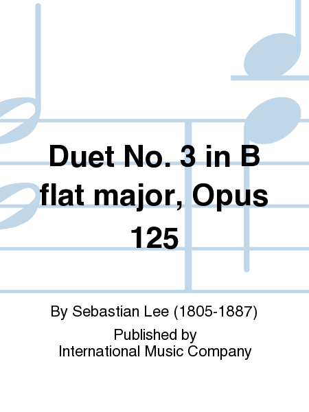 Duet No. 3 in B flat major, Op. 125