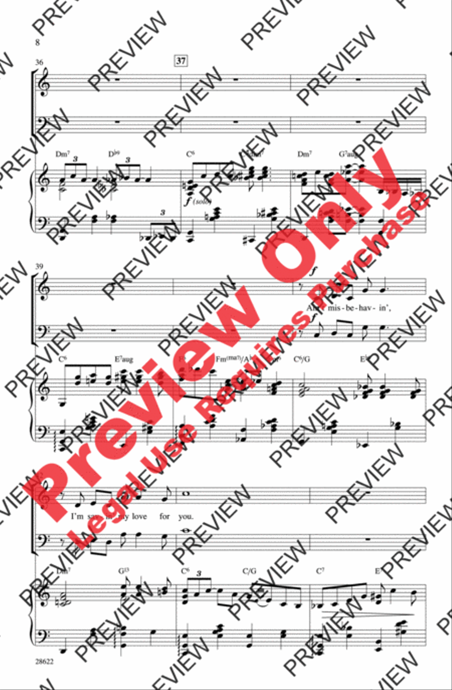 Ain't Misbehavin' 3-Part scores gallery preview page 7