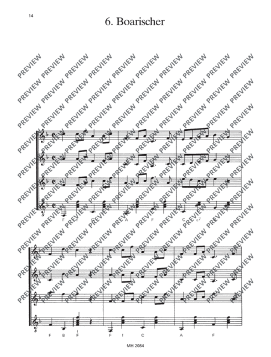 Hackbrett und Flöte Flute scores gallery preview page 15