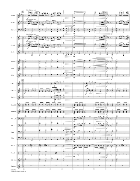 Frederick's Black Devils - Conductor Score (Full Score)