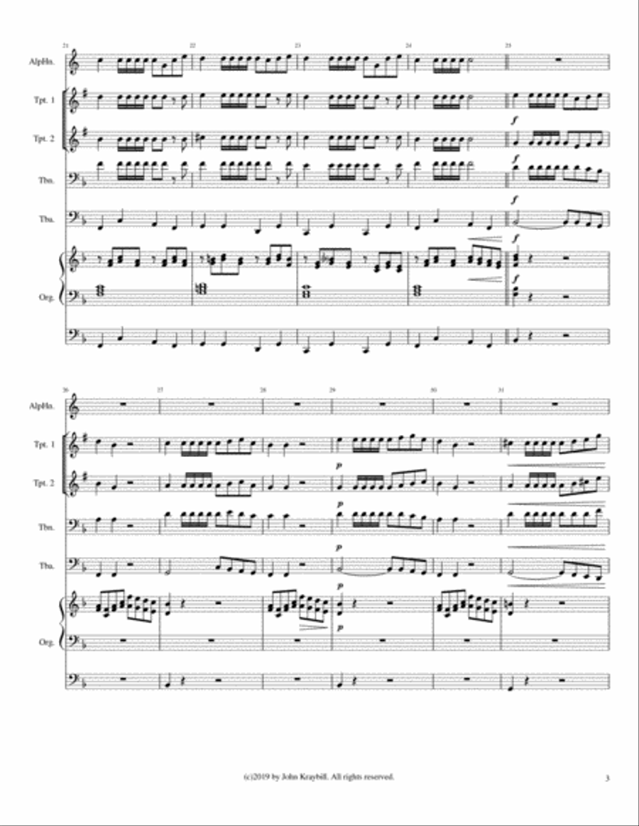 Shepherd's Horn Small Ensemble scores gallery preview page 3