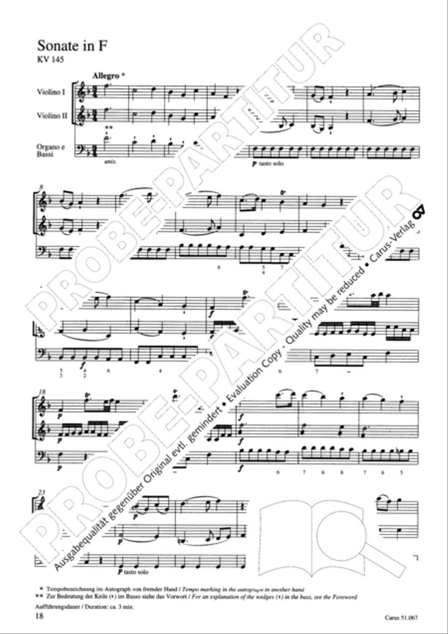Church Sonatas Church Sonatas Collection / Songbook scores gallery preview page 19