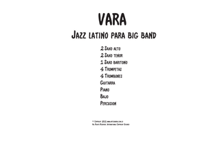 Vara (big band score)
