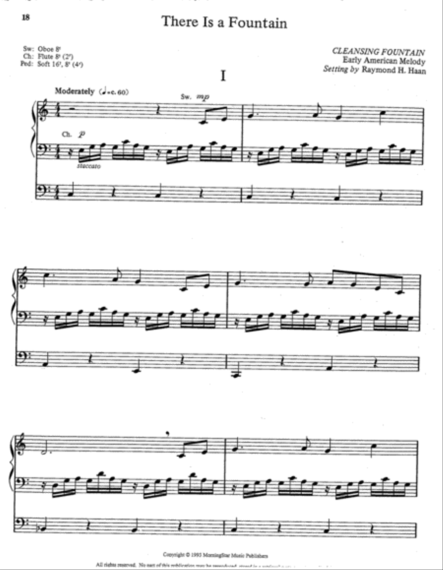 Six Organ Preludes on Gospel Hymns Organ scores gallery preview page 4