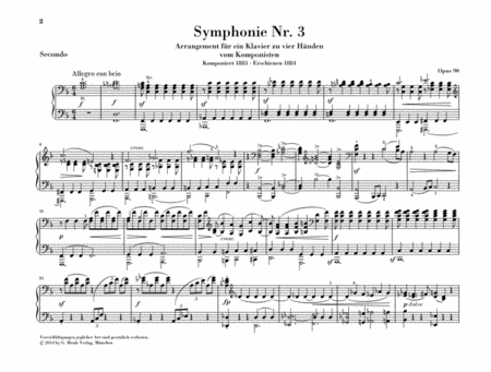 Symphonies No. 3 and 4