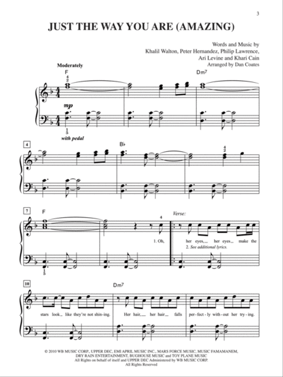 Just the Way You Are Small Ensemble scores gallery preview page 2