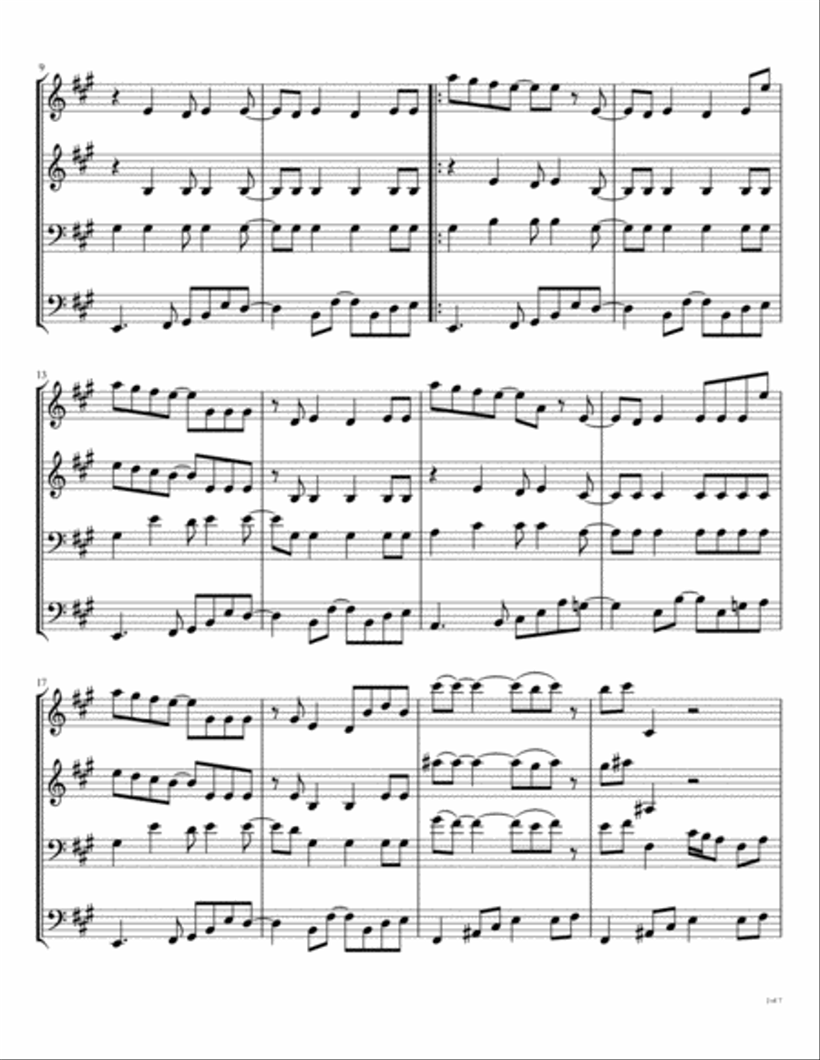 Day Tripper Brass Ensemble scores gallery preview page 3