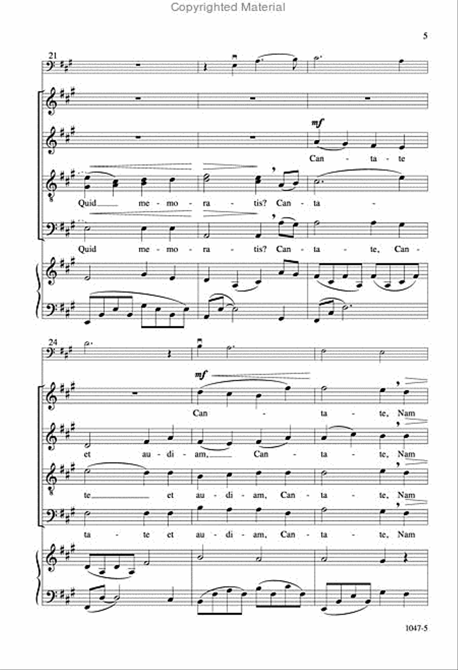 Voces Lucis - SATB Octavo 4-Part scores gallery preview page 4