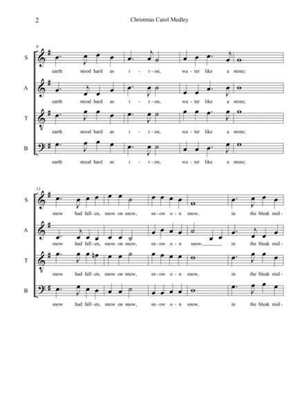 Christmas Carol Medley - Score and Parts image number null