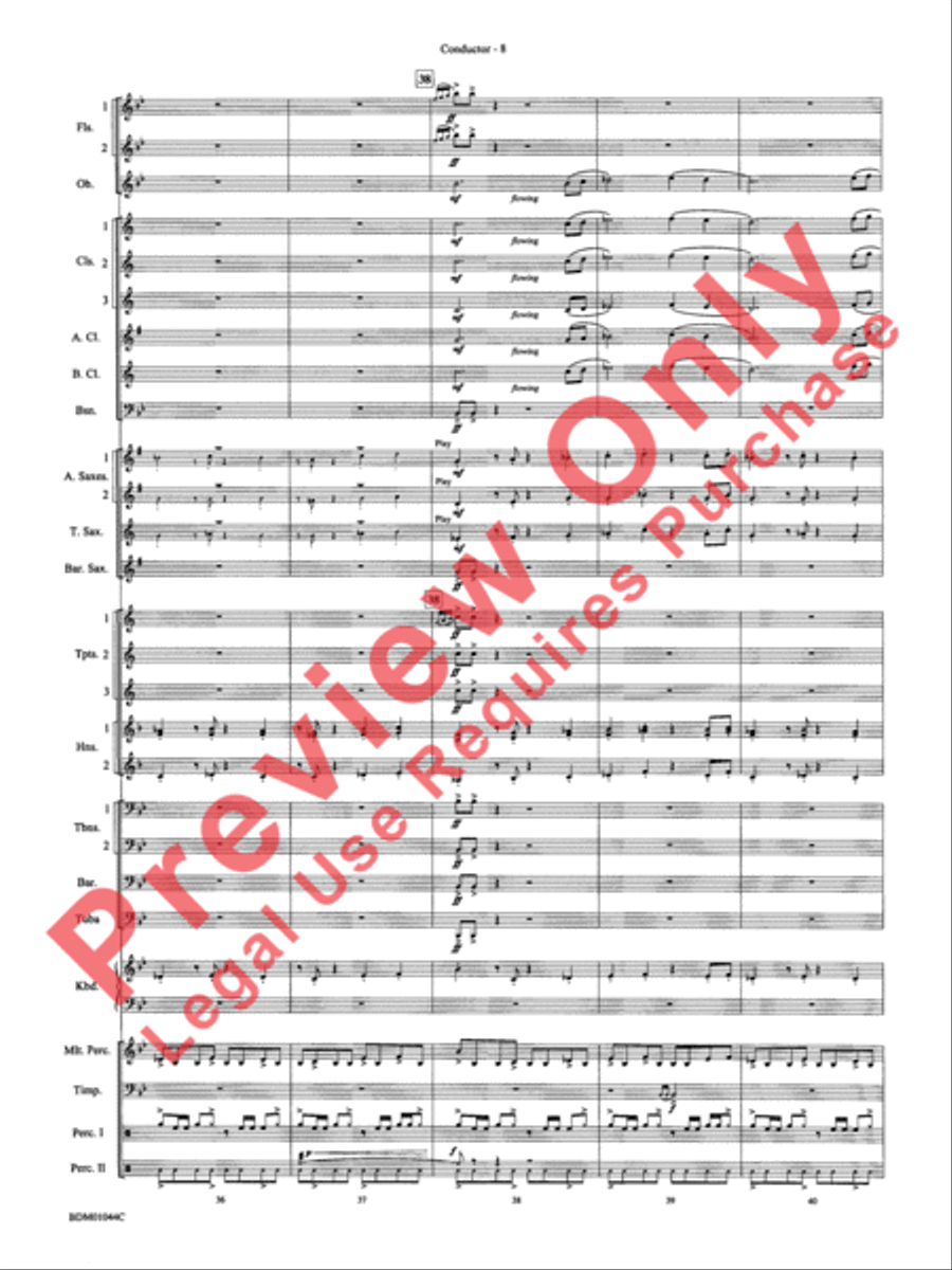 To the Summit! (Strive for the Highest) Concert Band scores gallery preview page 12