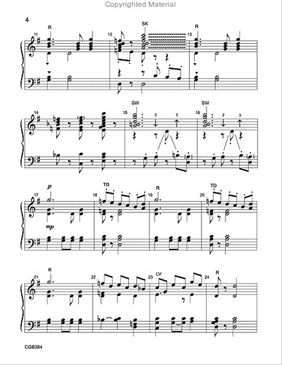 Praise and Exaltation Handbell Choir scores gallery preview page 3