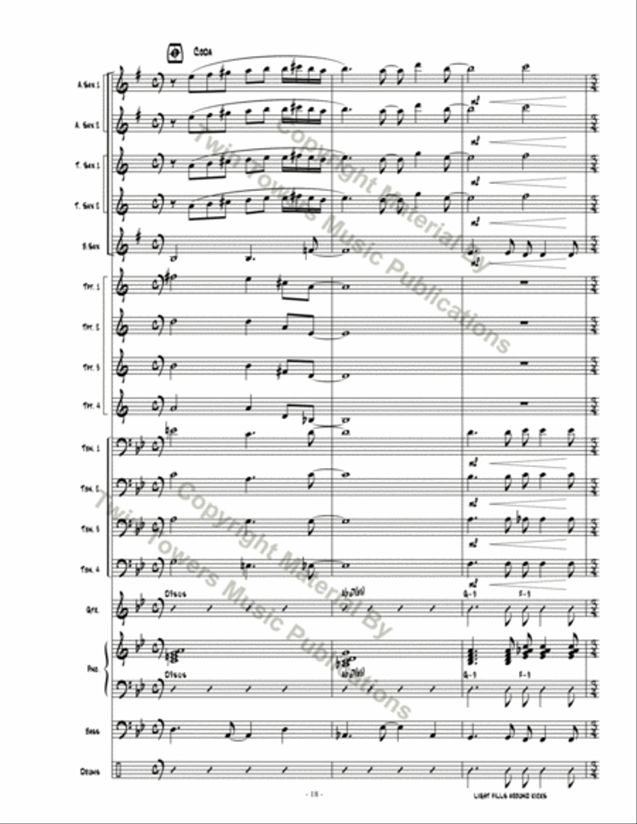 Dark Obsedian Dark Obsedian Jazz Ensemble scores gallery preview page 18