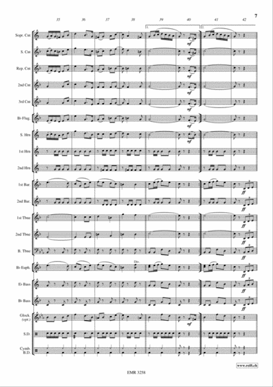 Rainbows Brass Band scores gallery preview page 8