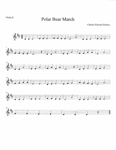 Polar Bear March--String Ochestra Set image number null