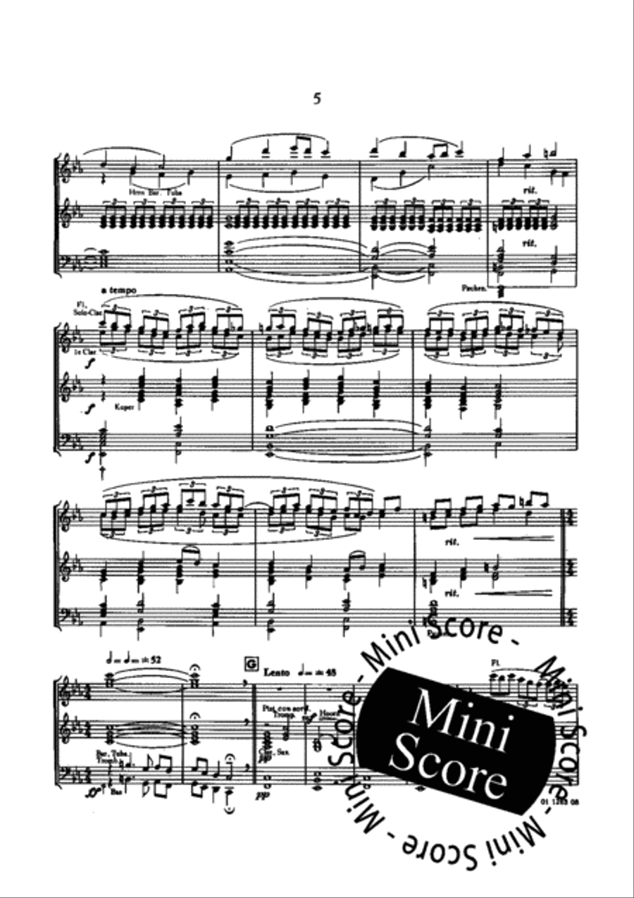 Choral Fantasy Fanfare Band scores gallery preview page 8