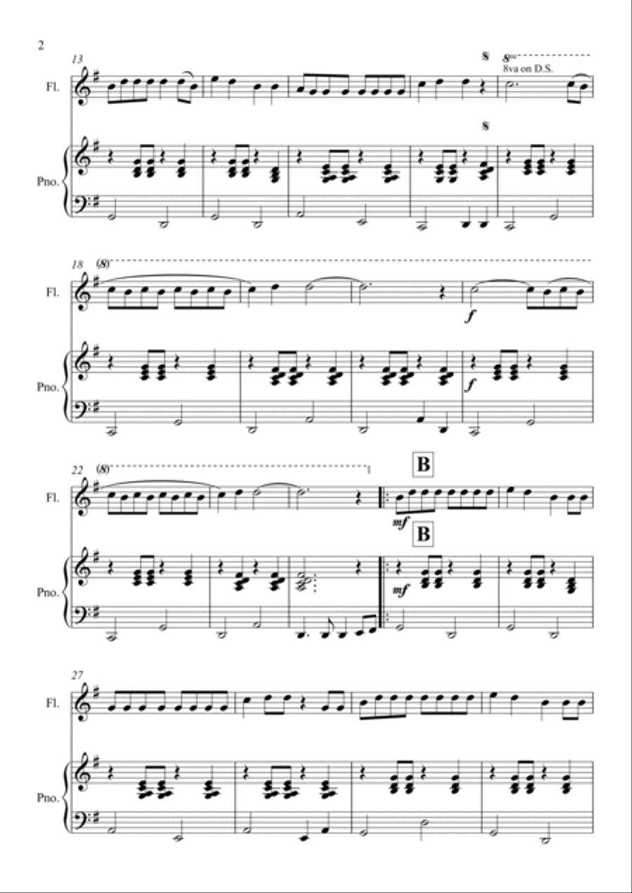 Afternoon Delight Afternoon Delight Flute Solo scores gallery preview page 2