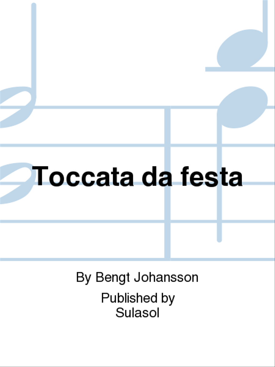 Toccata da festa Organ scores gallery preview page 1