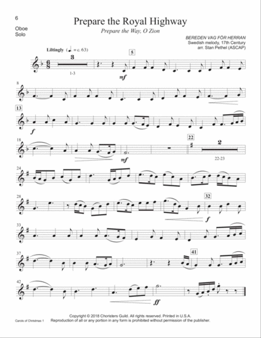 Carols of Christmas, Set 1 - Oboe Oboe scores gallery preview page 4