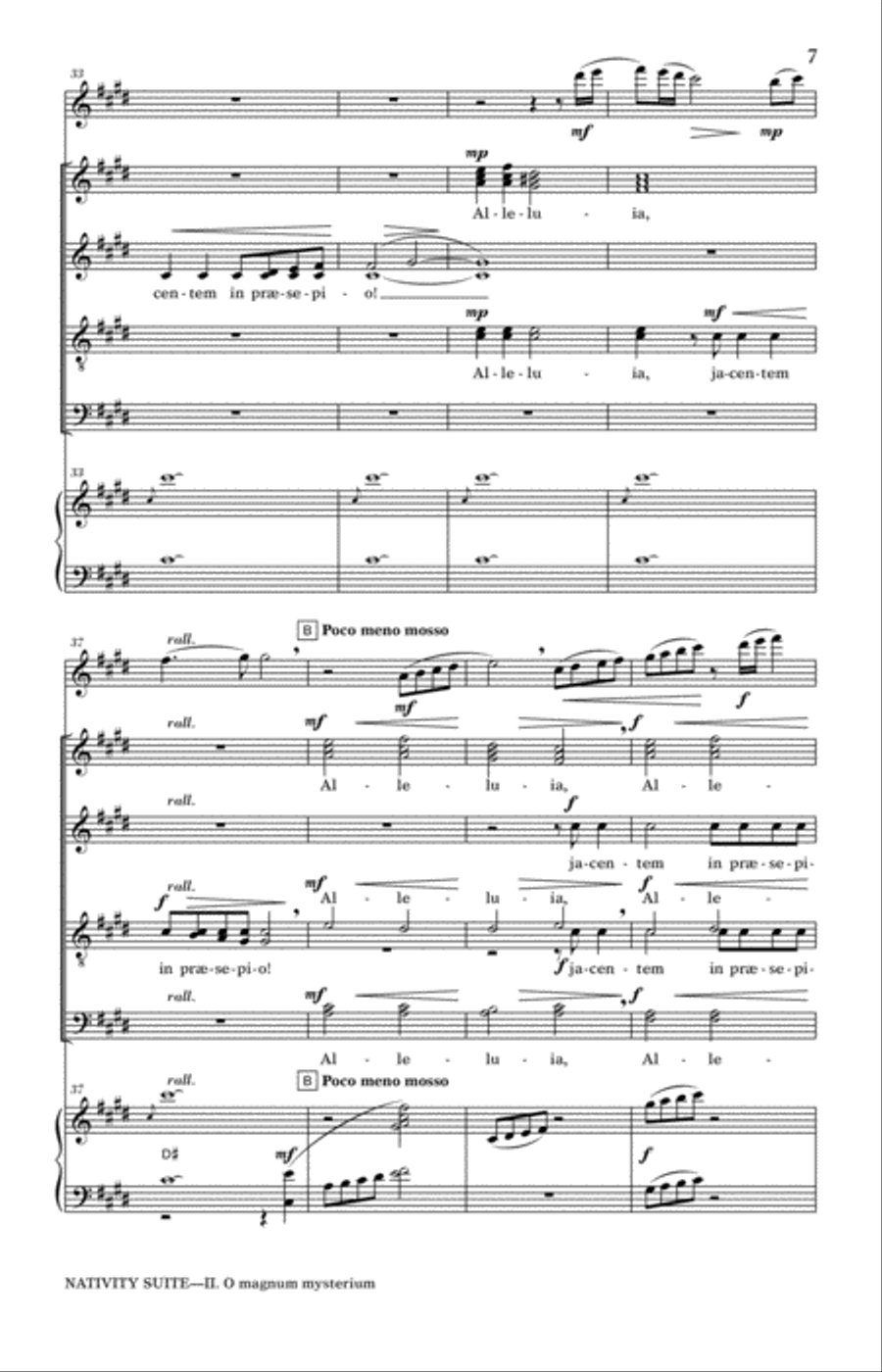O Magnum Mysterium O Magnum Mysterium 4-Part scores gallery preview page 5