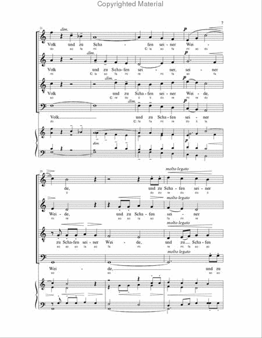 Psalm 100 Psalm 100 4-Part scores gallery preview page 5
