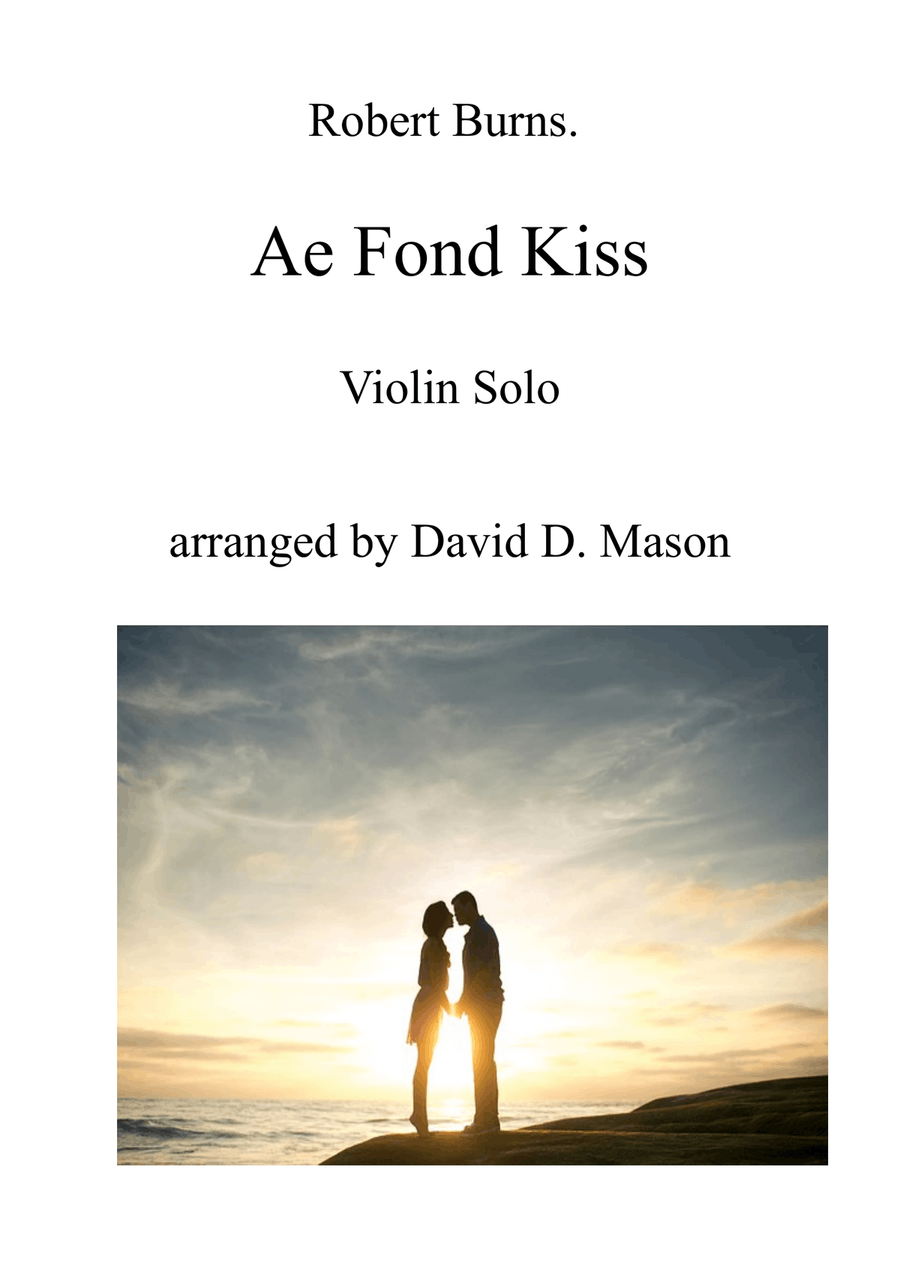 Ae Fond Kiss Ae Fond Kiss Violin Solo scores gallery preview page 2