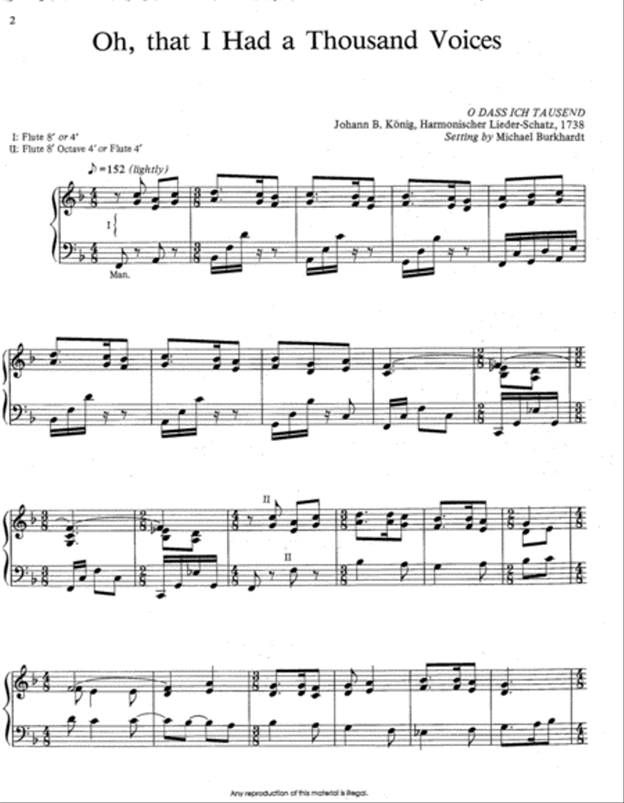 Praise and Thanksgiving, Set 1 Organ scores gallery preview page 2