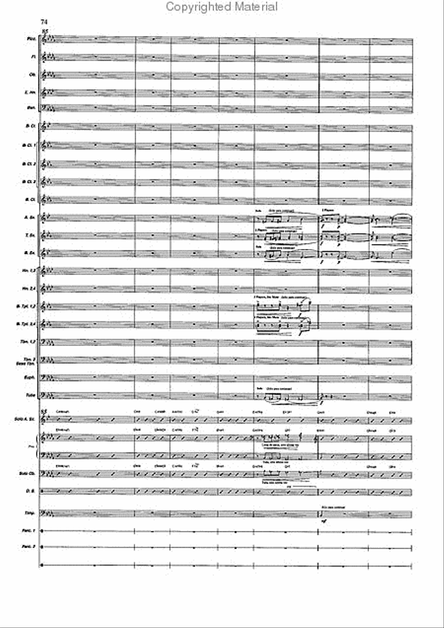 Concertango Concert Band scores gallery preview page 75
