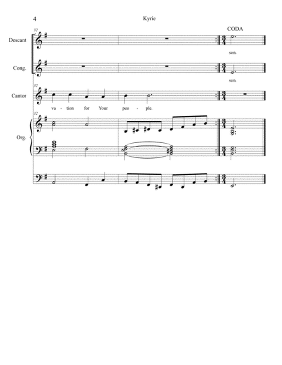 Mass of Saint Michael (Vocal Score) image number null