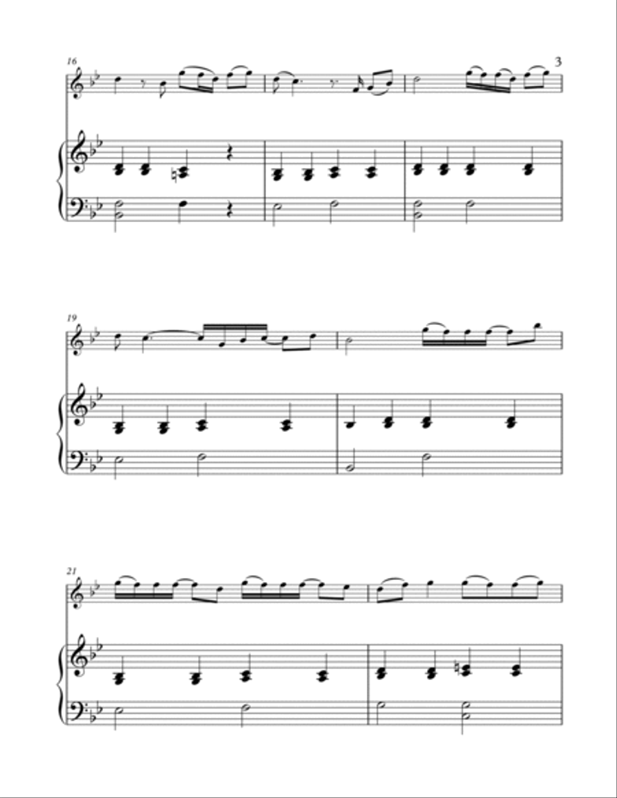 When I Was Your Man Flute Solo scores gallery preview page 3